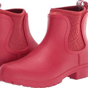 NWT UGG Chevonne Rain Boots - Red